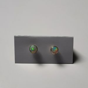 Opal post earrings
